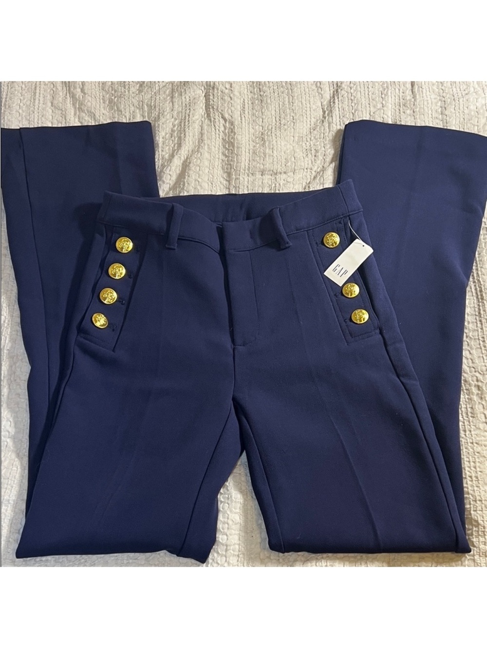 GAP Navy sailor pants NWT 2